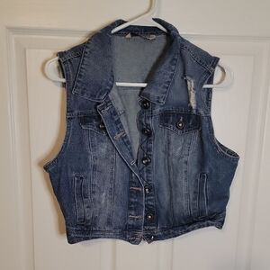 Highway L Blue Denim Vest
